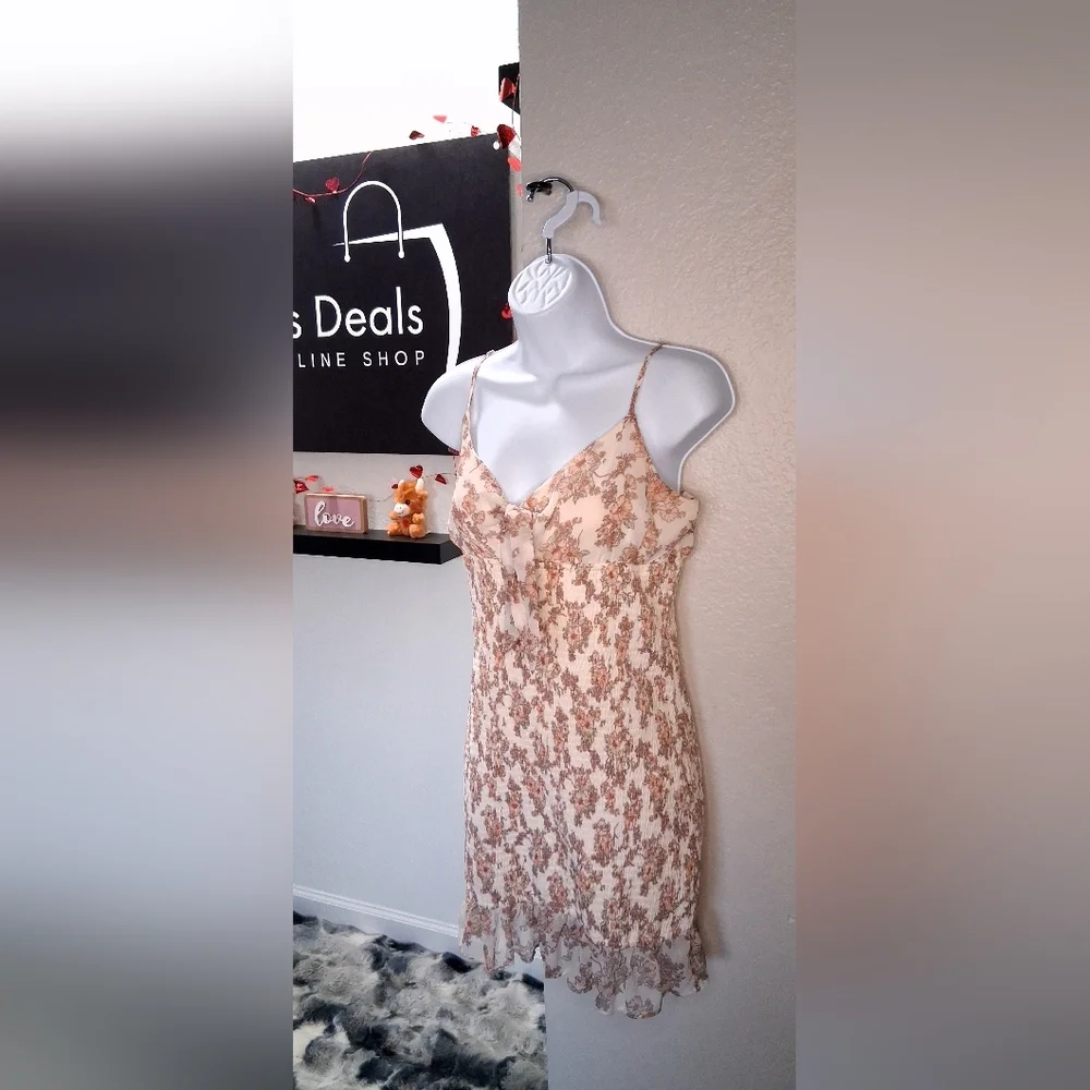 Floral Tie-Front Mini Dress - Picture 6 of 16